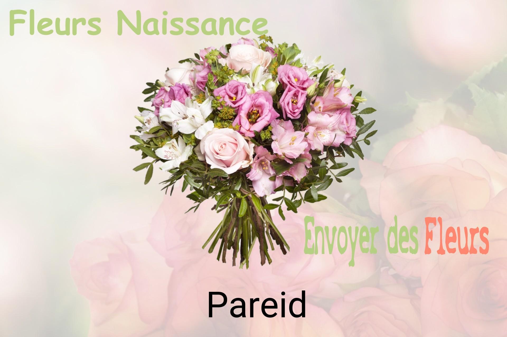 Bouquet de fleurs de naissance livré à Pareid